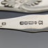 British Antique Silver Plated Kings Pattern Sugar Tongs Martin Hall